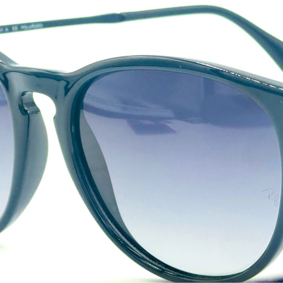 Ray-Ban Erika Women’s Polarized Sunglasses RB4171 54m Black w Gradient Grey Lens - Picture 8 of 10
